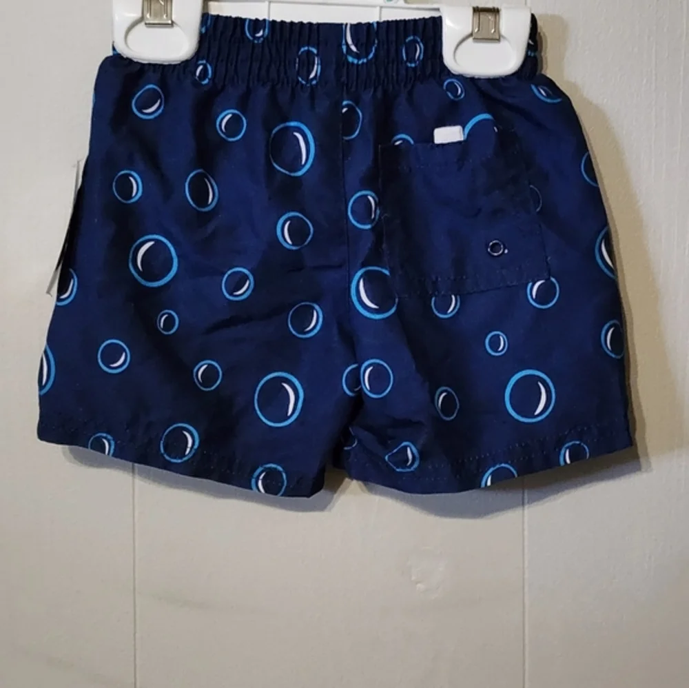 Healthtex Blue Swim‎ Trunks Shrimp 3 - 6 Months Swim Beach A270